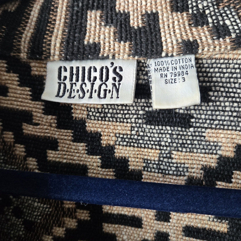 VTG Chicos Design Aztec Patterned Jacket - Picture 4 of 4